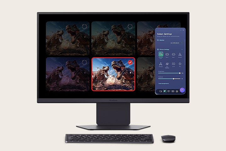 The LG Switch app optimizes your monitor for both gaming and everyday life.	