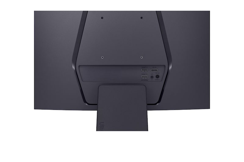 close-up view of ports of 27GS60QC