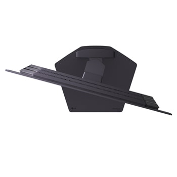 +30 degree swivel monitor top view of 27GX700A
