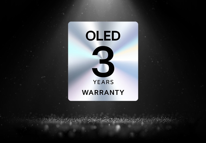 3-YEAR BURN-IN WARRANTY for UltraGear OLED gaming monitor.	