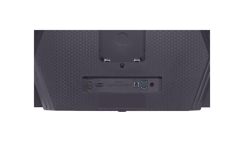 close-up view of ports of 27GX790A