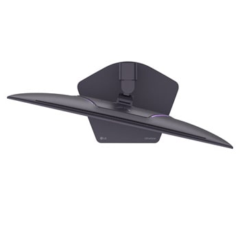 +30 degree swivel monitor top view of 27GX790B