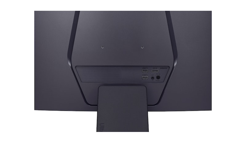 close-up view of ports of 32GS60QC