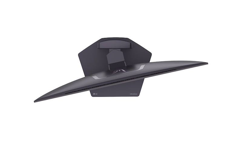 top view of 32GX850A with left swivel