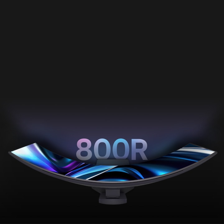 Top view of 800r curvature body.	