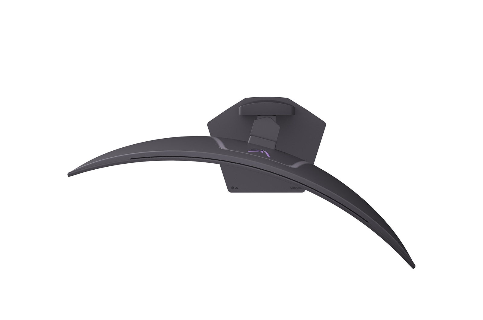 +15 degree side view of a tilted 39GX900A monitor 