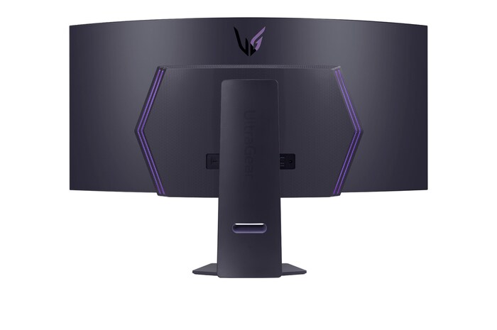 Rear view of 45GS95QE with lights on