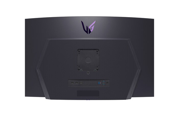 Zoomed-in rear view of 45GS95QE with lights off