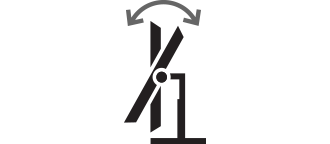 Tilt adjustable icon.