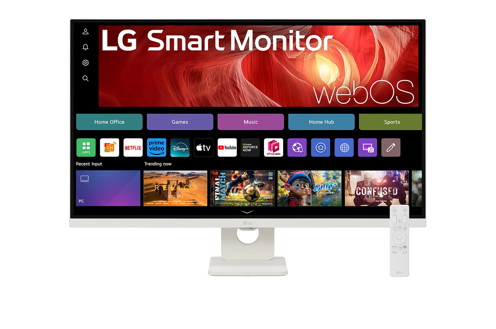 美品 LG 4k SMART Monitor チューナーレスTV 31.5インチ 32SR75U-W | モニター | LG JP