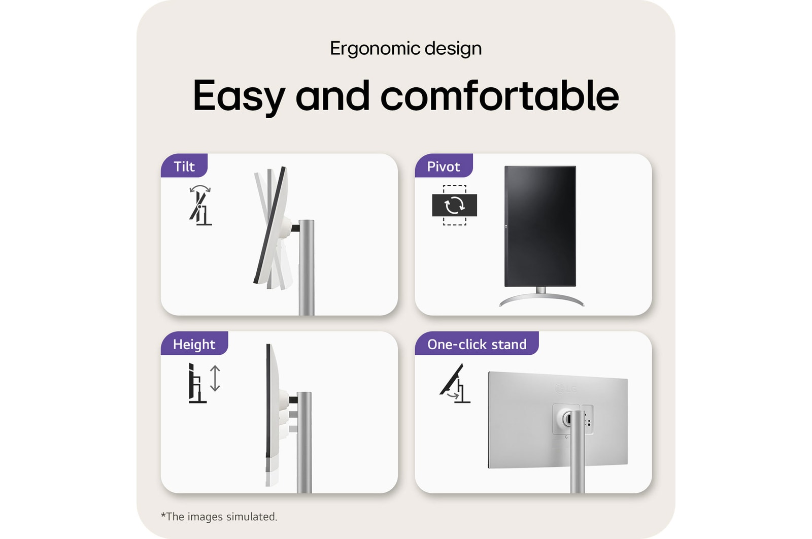 easy and comfortable