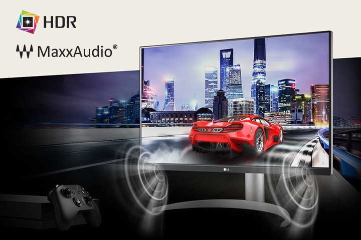 Immersive experience in 4K HDR console gaming.	