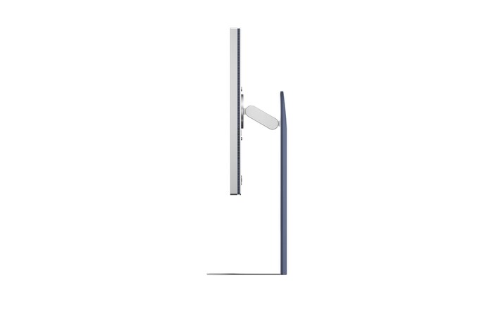 90 degree side view of 32U990A with height extended