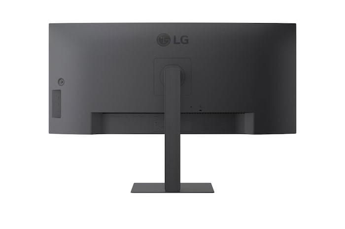 Rear view of monitor with dual ports visible