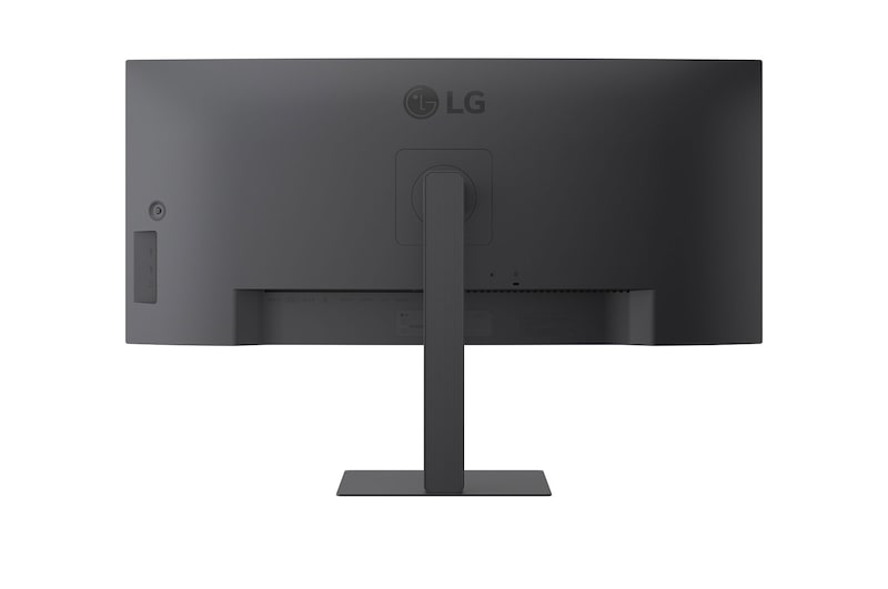 Rear view of monitor with dual ports visible