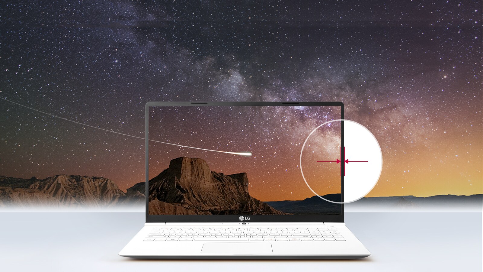 LG gram 15.6” Core i5 Processor Ultra-Slim Laptop (White) - 15Z960