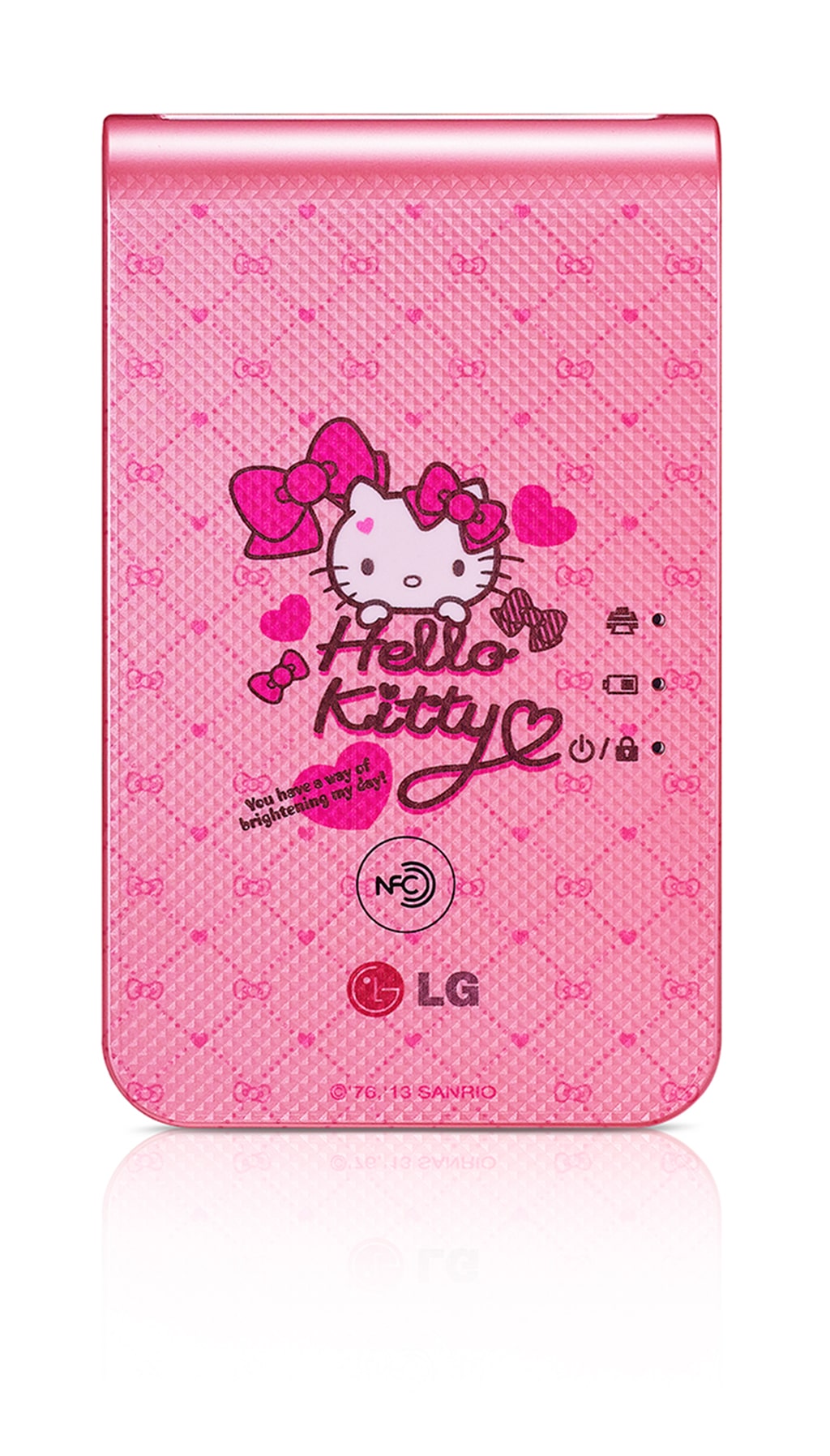 Front view of Hello Kitty Special Edition Pocket Photo Printer PD239SP