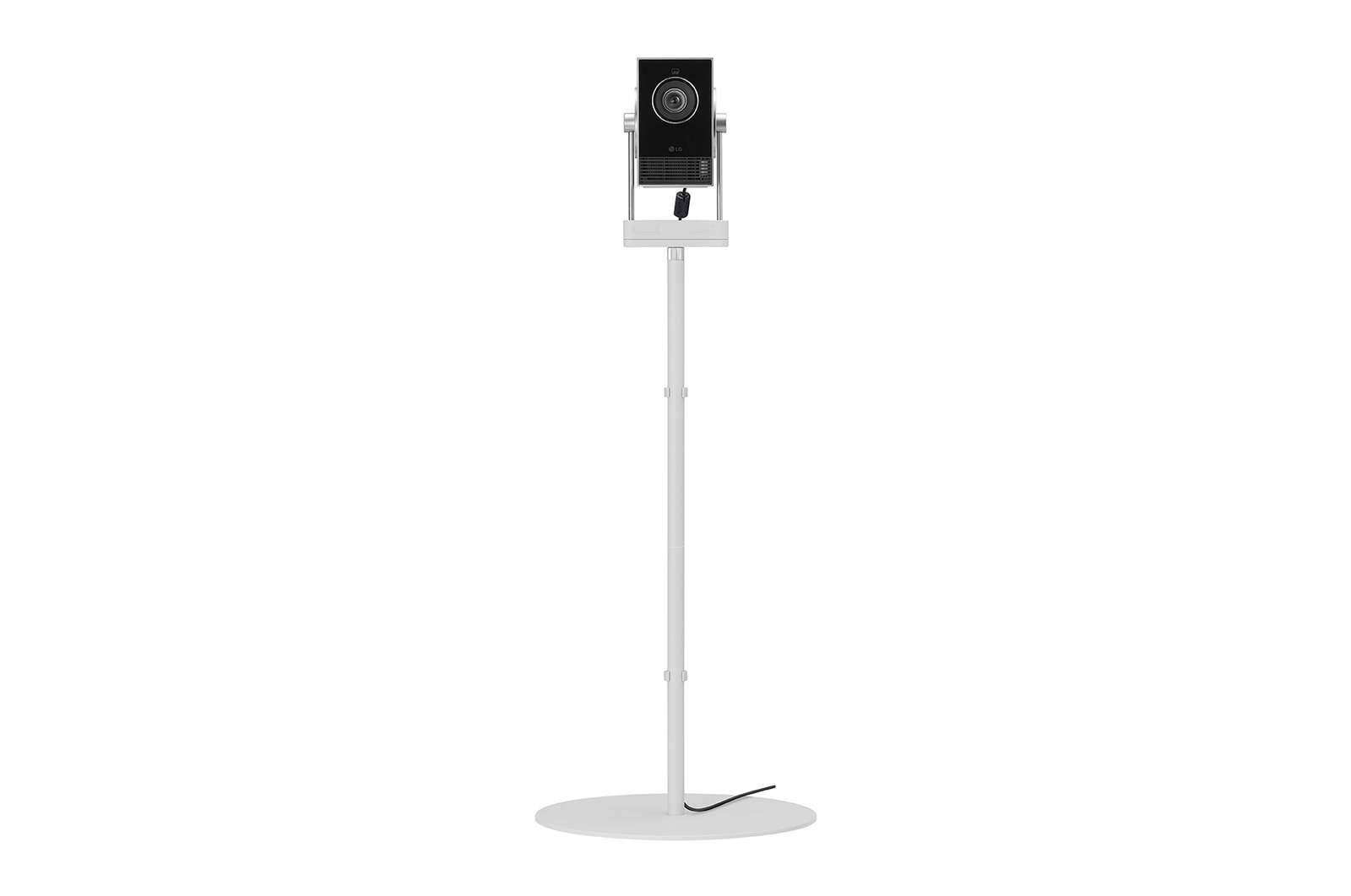 front view of the stand with power cord
