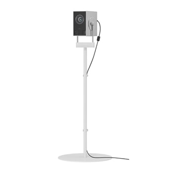 +30 degree right side view of the stand with power cord