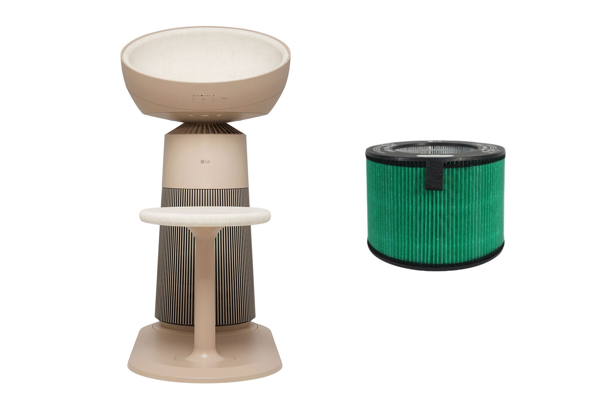 LG PuriCare™ AeroCatTower Air Purifier + Pet V Filter Bundle Set