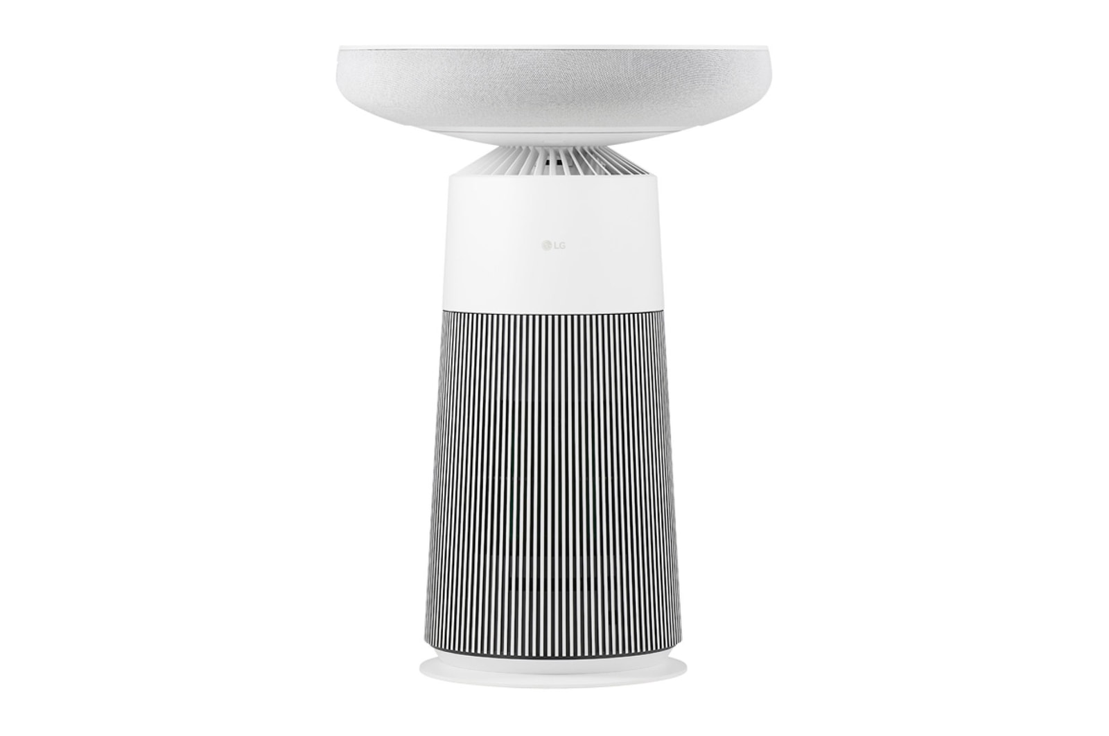 Front view of LG PuriCare™ Aerospeaker (Cream White) Made in Korea AF20SOUND