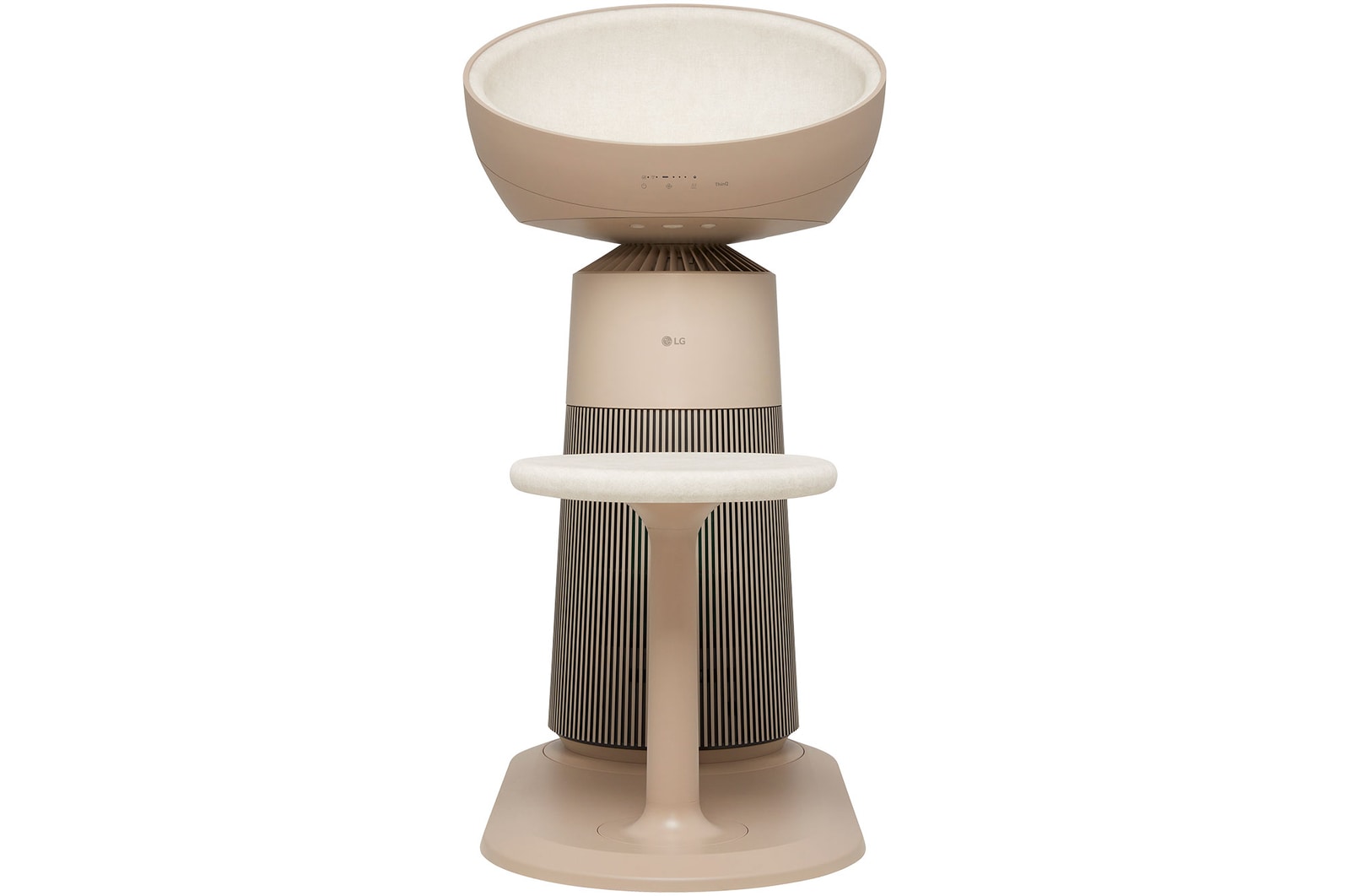 Front view of LG PuriCare™ AeroCatTower Air Purifier  -  (AF25CATM.AHK)