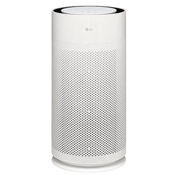 Front view of the LG PuriCare™ AeroHit Air Purifier {AS35GGW10.AHK}
