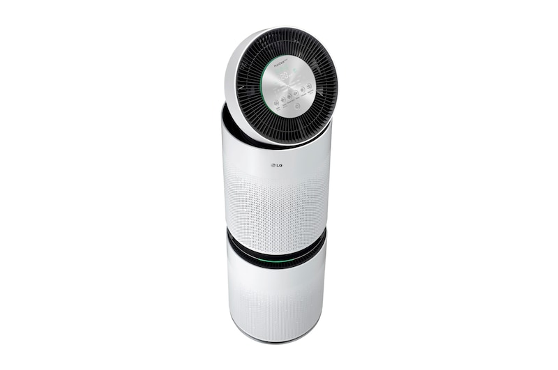 LG PuriCare™ 360° Air Purifier Dual version (H13 HEPA, with Clean Booster), AS10GDWH0