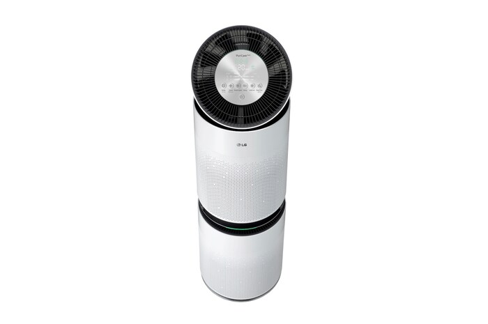 LG PuriCare™ 360° Air Purifier Dual version (H13 HEPA, with Clean Booster), AS10GDWH0