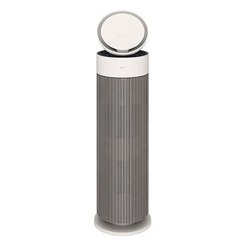 Front view of the LG PuriCare™ AeroBooster Pet Air Purifier {AS55GGSY0.AHK}