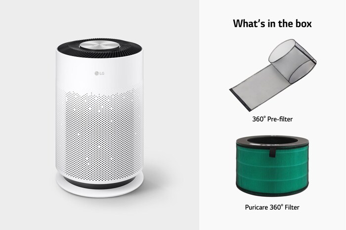LG PuriCare™ 360° Hit Air Purifier, AS60GHWG0