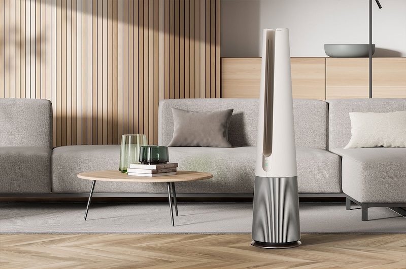 LG PuriCare™ AeroTower 3-in-1 Air Purifying Fan (Calming Beige), FH15GPB