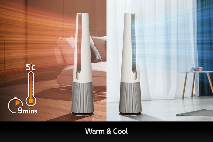 LG PuriCare™ AeroTower 3-in-1 Air Purifying Fan (Calming Beige), FH15GPB
