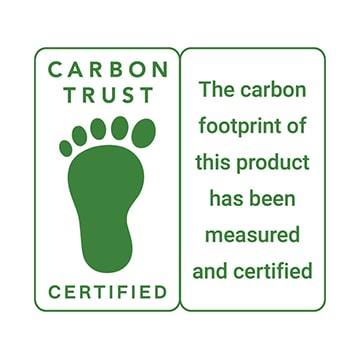 Certified by the British Carbon Trust logo