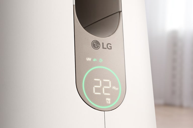The LED screen of the product.