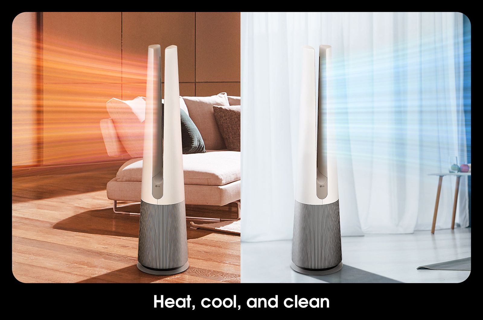 LG AeroTower Hit Air Purifying Fan with Heat, FH15GPCJ0