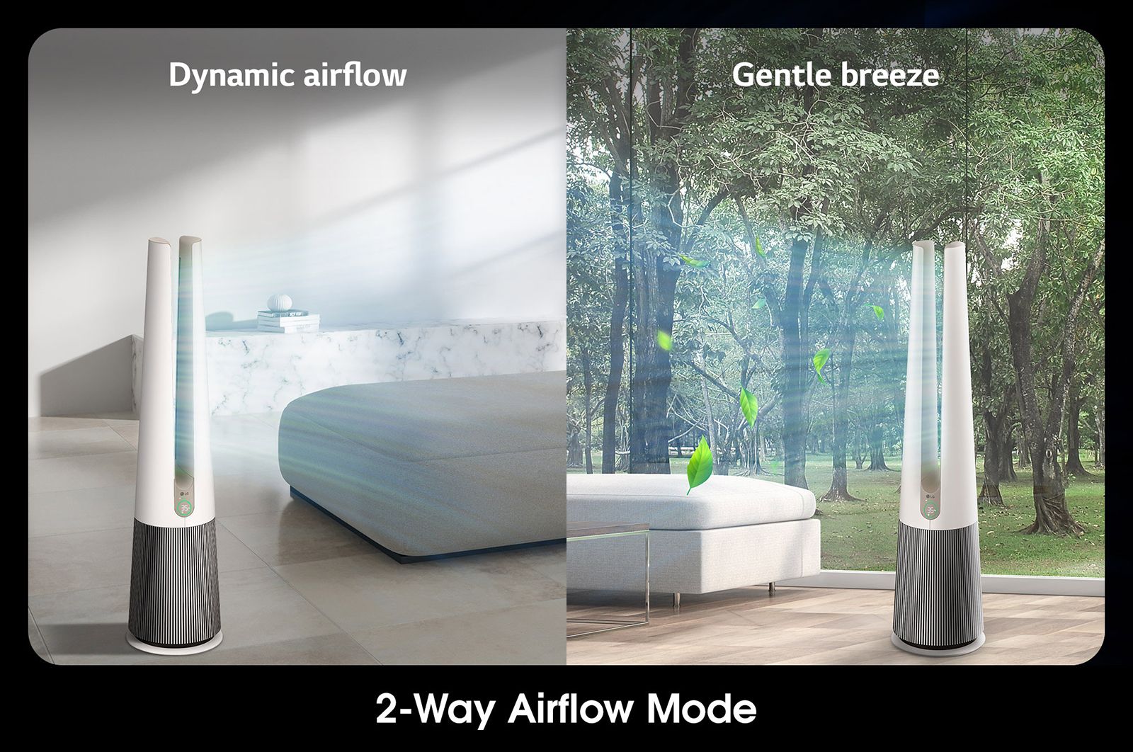 LG AeroTower Hit Air Purifying Fan with Heat, FH15GPCJ0