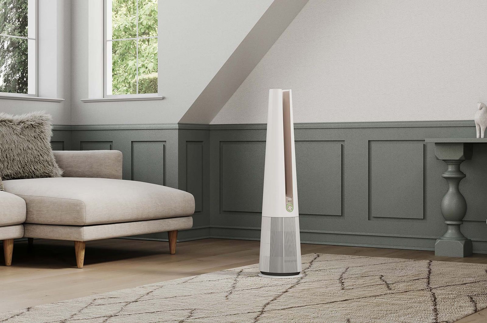 LG AeroTower Hit Air Purifying Fan with Heat, FH15GPCJ0
