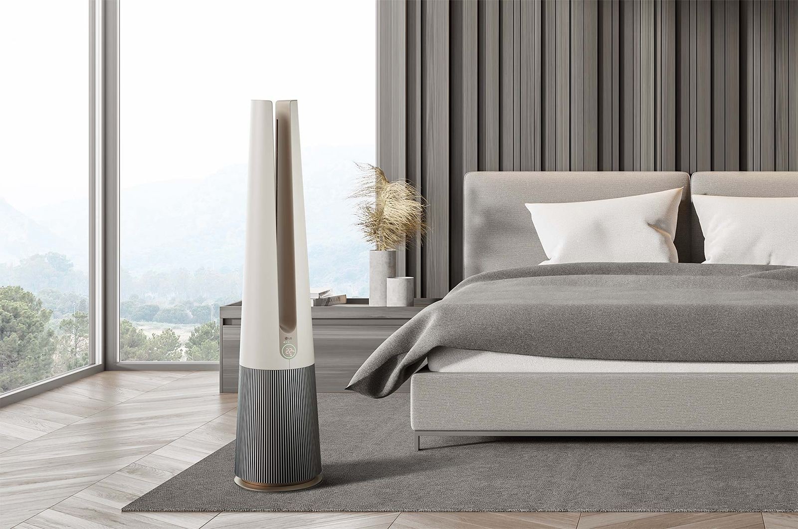 LG AeroTower Hit Air Purifying Fan with Heat, FH15GPCJ0