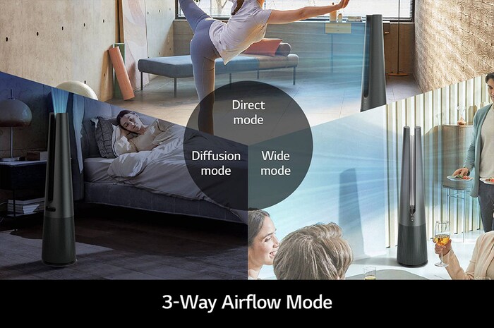 LG PuriCare™ AeroTower 3-in-1 Air Purifying Fan (Nature Green), FH15GPG