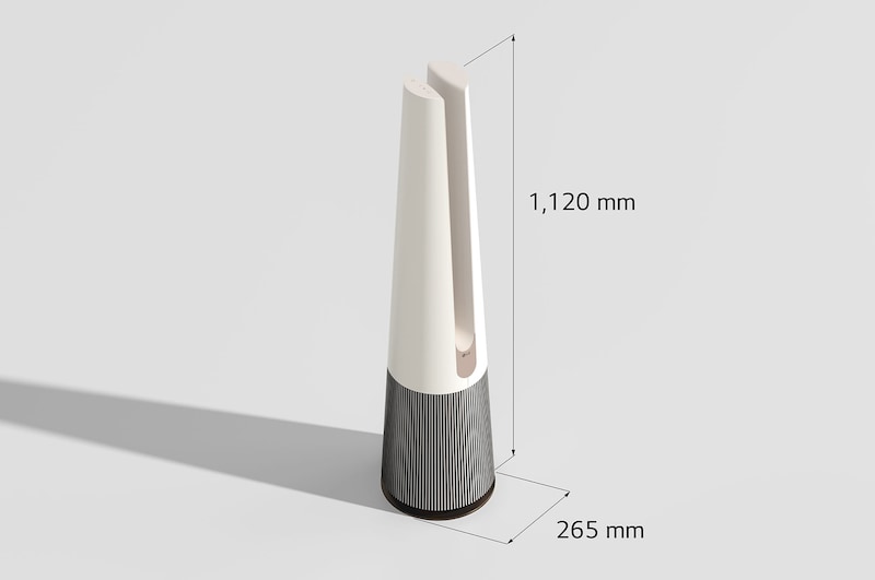 LG PuriCare™ AeroTower Hit 2-in-1 Air Purifying Fan, FS15GPBK0