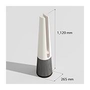 LG PuriCare™ AeroTower Hit 2-in-1 Air Purifying Fan, FS15GPBK0