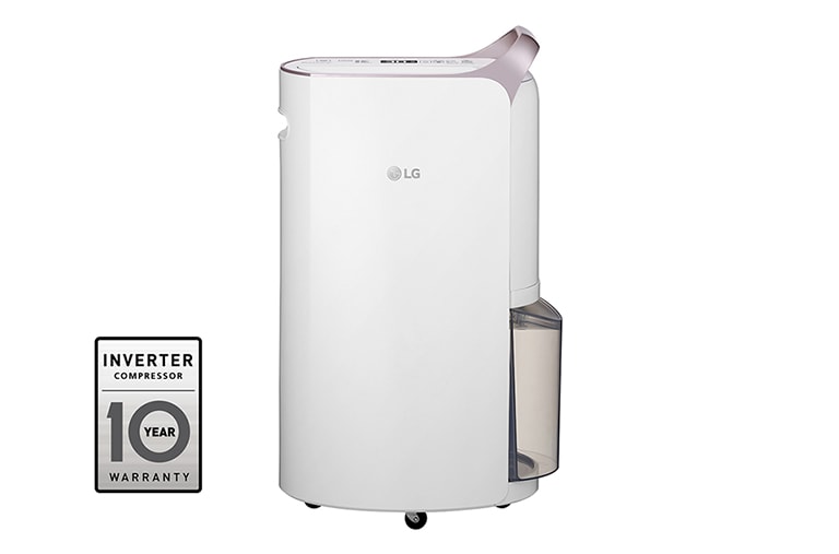Front view of 29L Inverter Smart Dehumidifier with Ionizer (Made in Korea) RD17GQGD1
