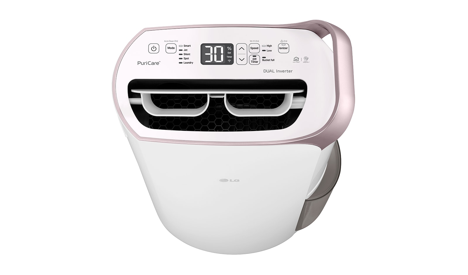 LG 30L Inverter Smart Dehumidifier with Ionizer (Made in Korea), RD19GQGC1