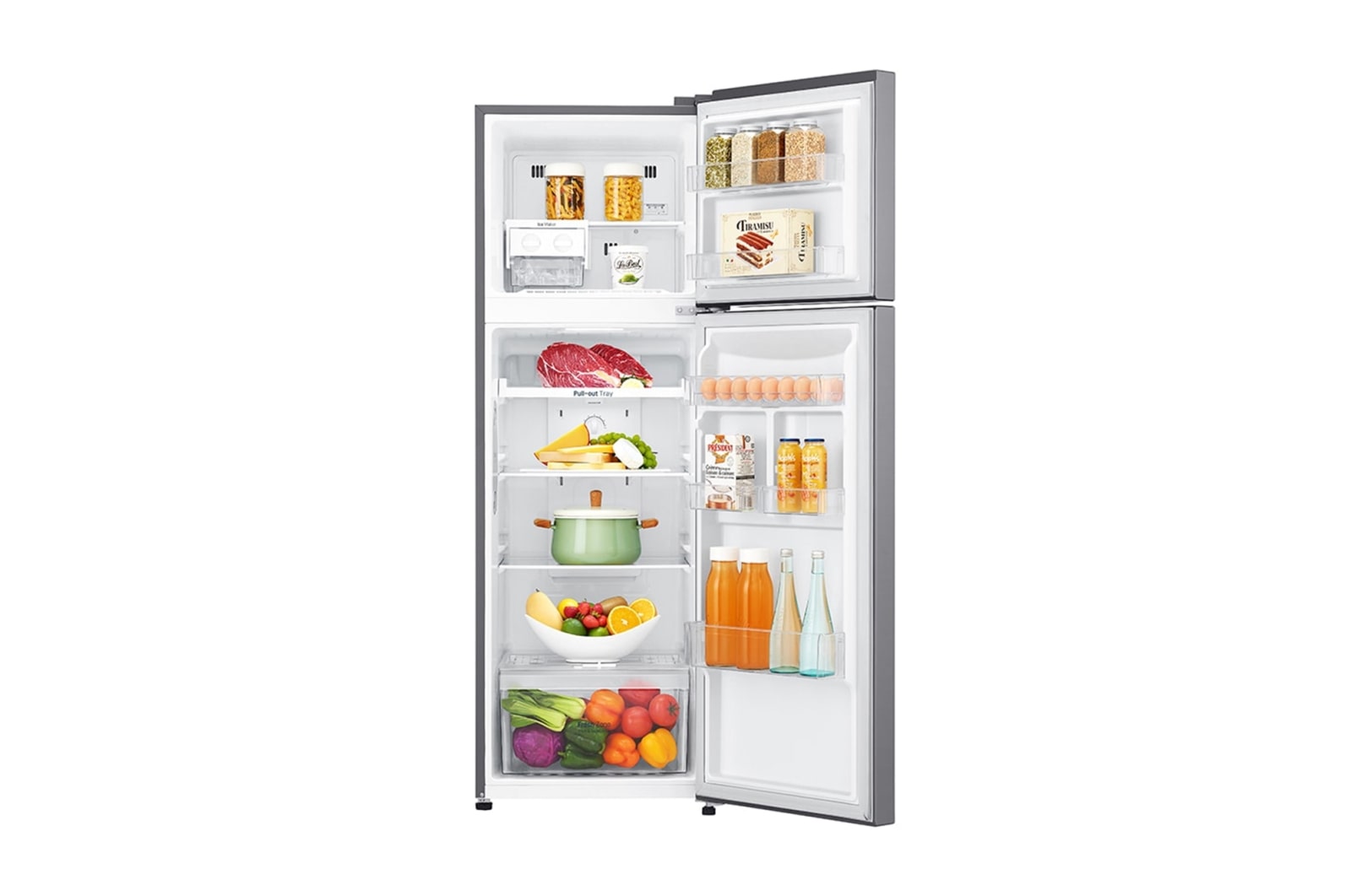 LG 253L Top Freezer with Smart Inverter Compressor & DoorCooling+, B271S13