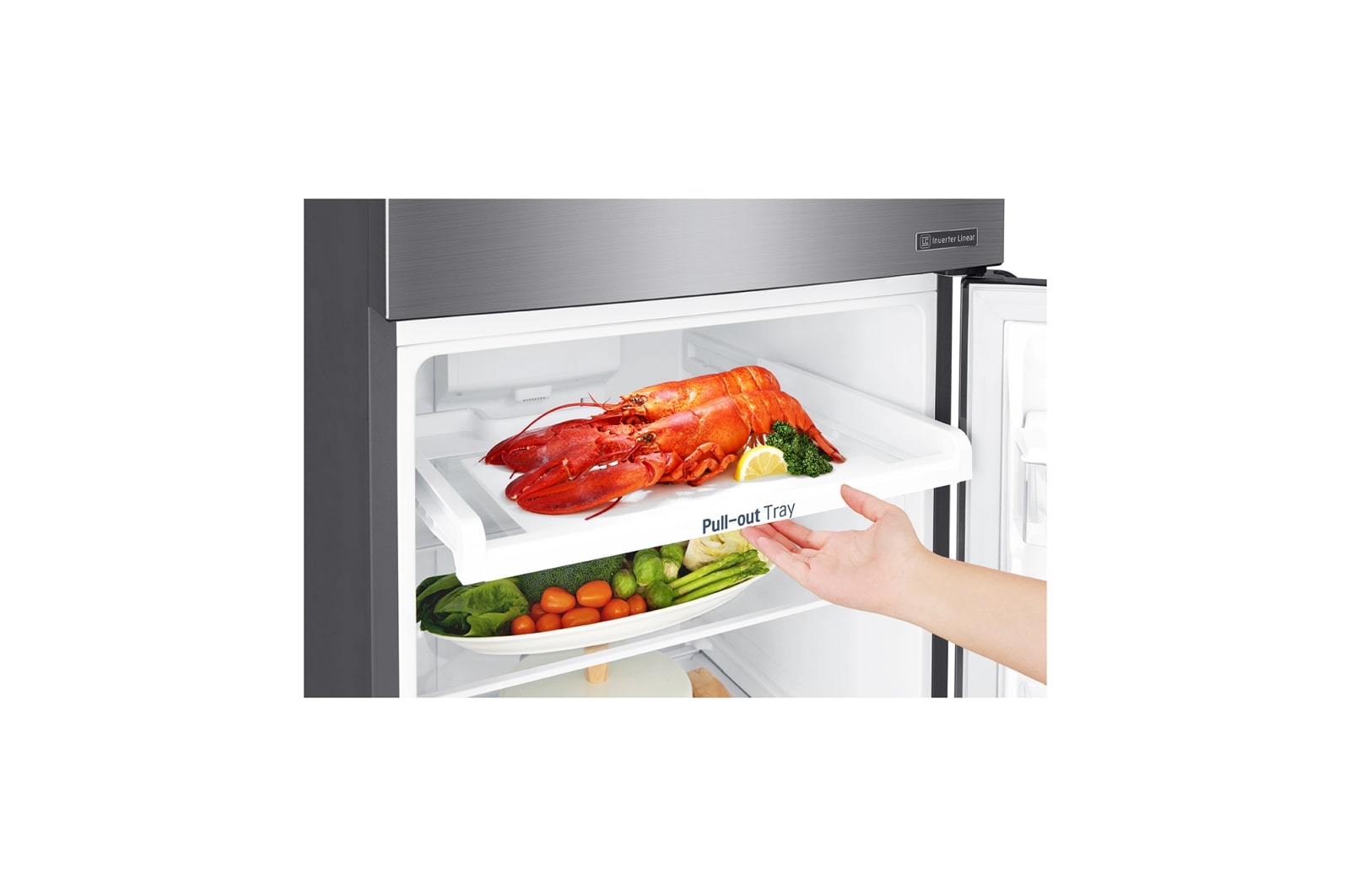 LG 312L Top Freezer with Inverter Linear Compressor & DoorCooling+, B378SB
