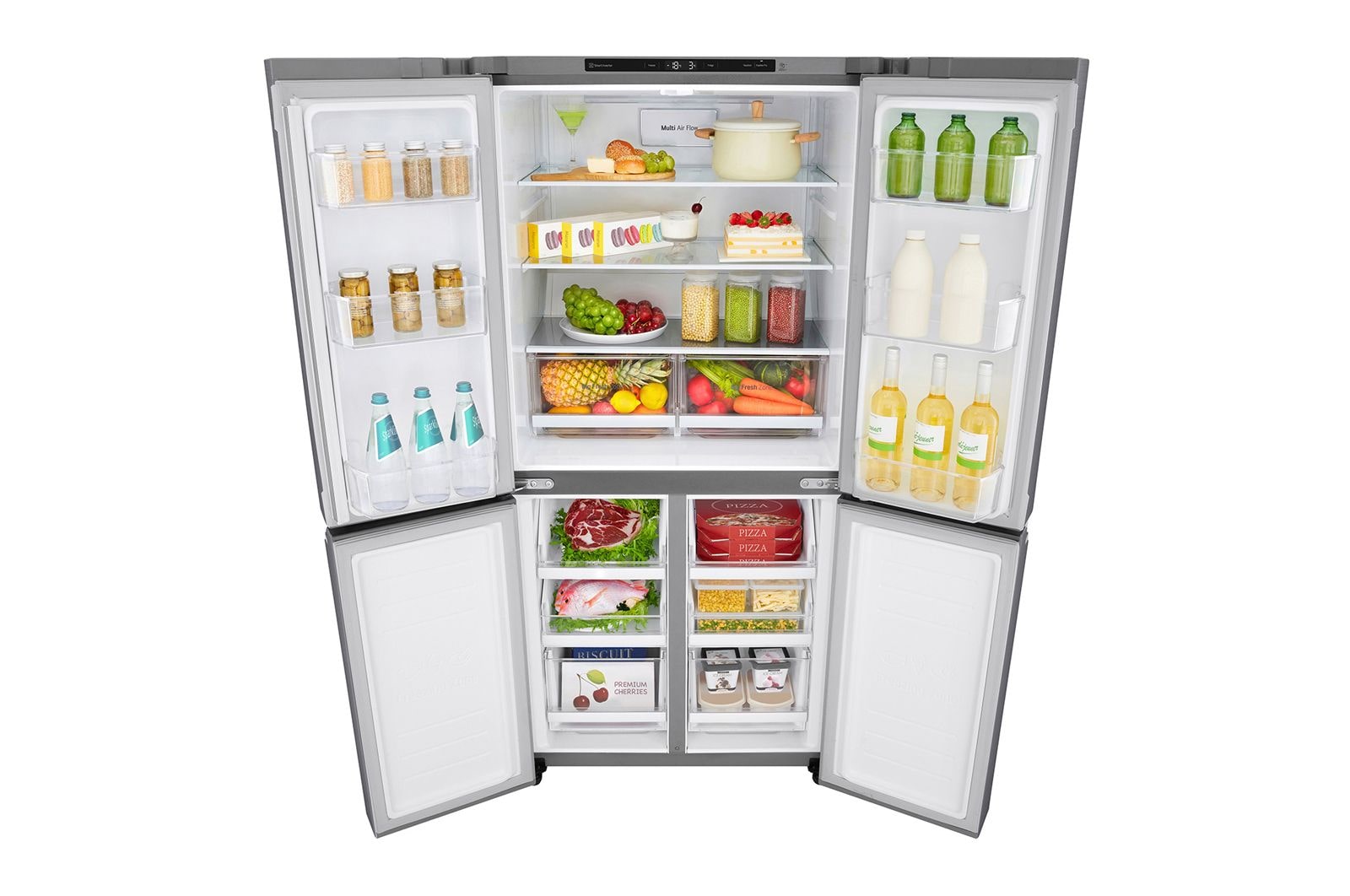 LG 464L Slim French Door Fridge with Smart Inverter Compressor, F522MPZ10