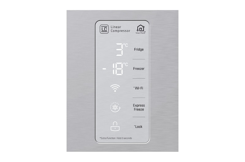 LG 464L Slim French Door Fridge with Inverter Linear Compressor, F522S11