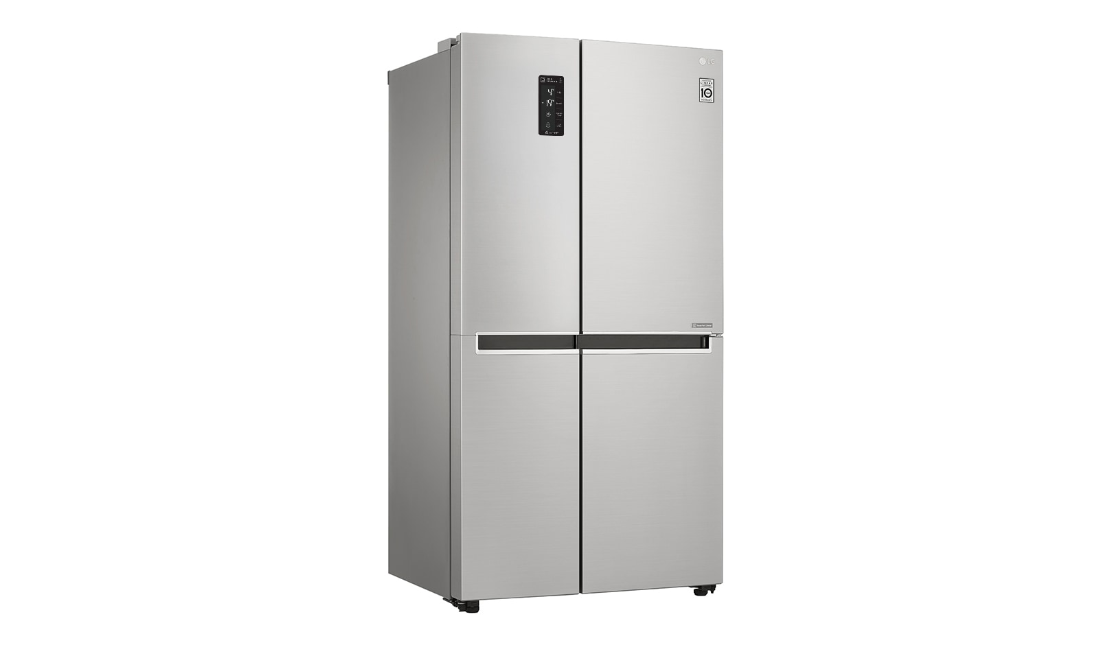 LG 626L Side By Side Refrigerator with Inverter Linear Compressor, GC-B247SLUV
