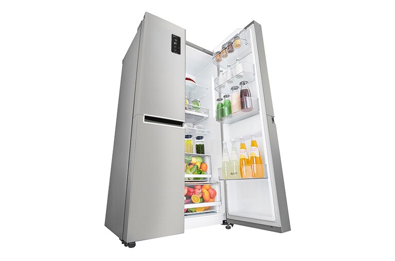 LG 626L Side By Side Refrigerator with Inverter Linear Compressor, GC-B247SLUV